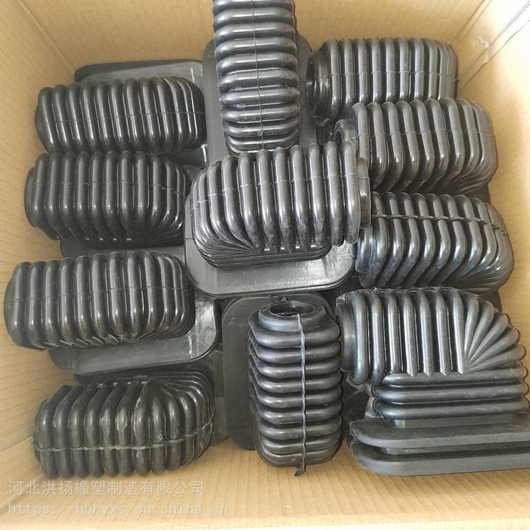 锥形橡胶防尘套 波纹橡胶护套 塔型橡胶护套 非标橡胶伸缩套定制